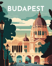 Load image into Gallery viewer, Diamond Painting - Travel Poster Budapest
