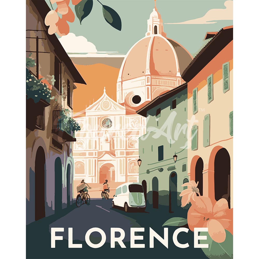 Diamond Painting - Travel Poster Florence