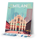 Diamond Painting - Travel Poster Milan