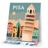 Diamond Painting - Travel Poster Pisa