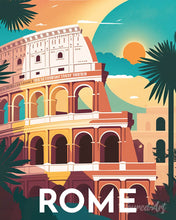 Load image into Gallery viewer, Diamond Painting - Travel Poster Rome