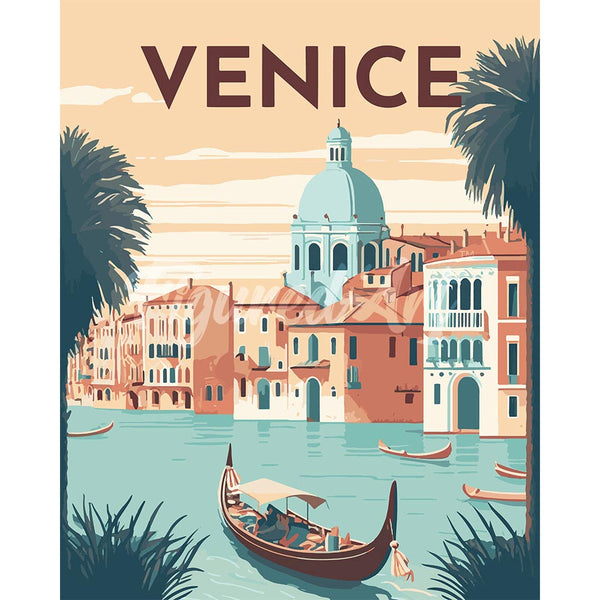 Diamond Painting - Travel Poster Venice