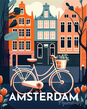Load image into Gallery viewer, Diamond Painting - Travel Poster Amsterdam