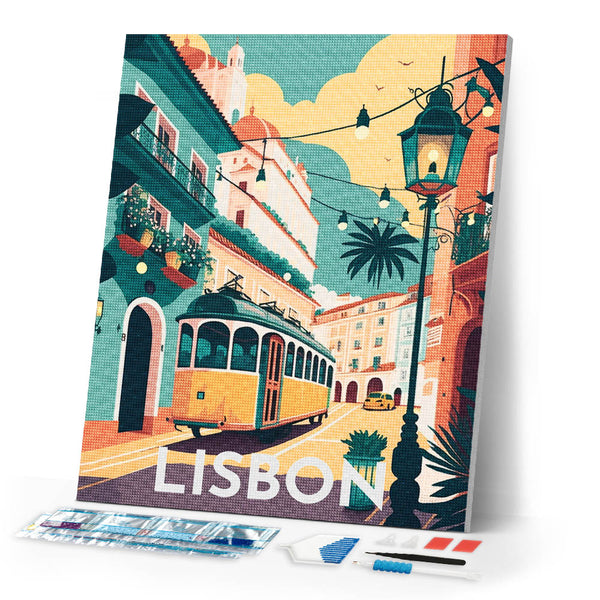Diamond Painting - Travel Poster Lisbon