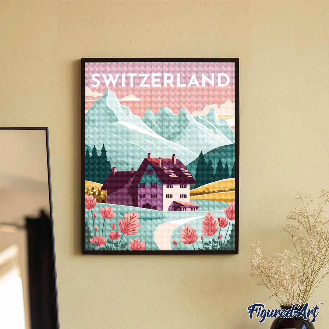 Diamond Painting - Travel Poster Lucerne
