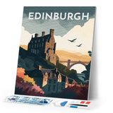 Diamond Painting - Travel Poster Edinburgh