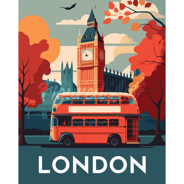 Diamond Painting - Travel Poster London