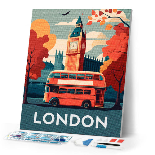 Diamond Painting - Travel Poster London