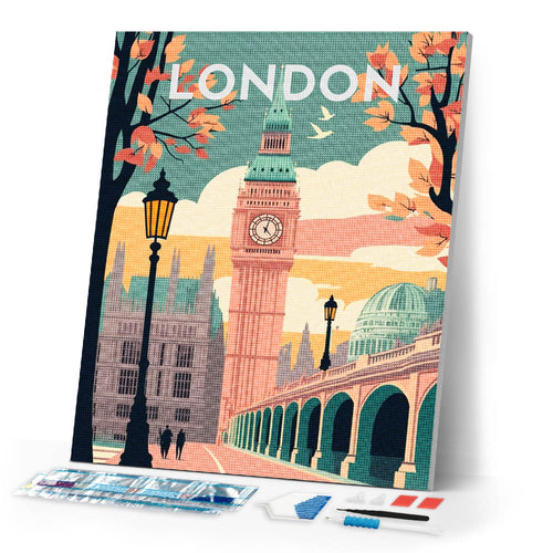 Diamond Painting - Travel Poster London 2