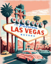 Load image into Gallery viewer, Diamond Painting - Travel Poster Las Vegas