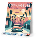 Diamond Painting - Travel Poster Los Angeles