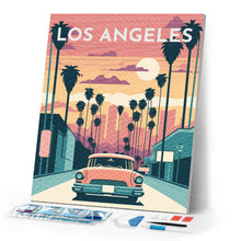 Load image into Gallery viewer, Diamond Painting - Travel Poster Los Angeles