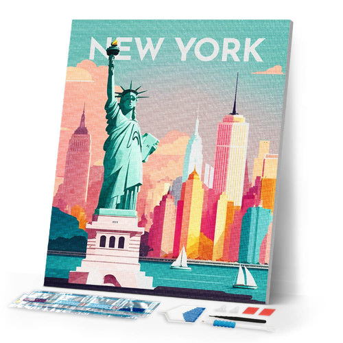 Diamond Painting - Travel Poster New York