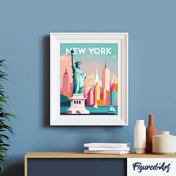 Diamond Painting - Travel Poster New York