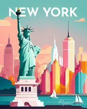 Load image into Gallery viewer, Diamond Painting - Travel Poster New York