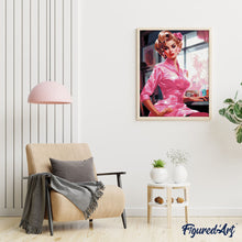 Load image into Gallery viewer, Diamond Painting - Vintage Pink Diva