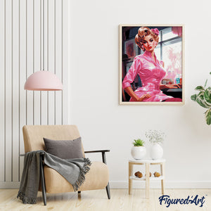 Diamond Painting - Vintage Pink Diva