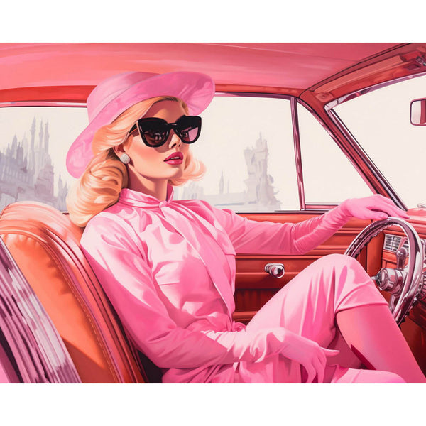 Diamond Painting - Diva's Pink Joyride