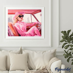 Diamond Painting - Diva's Pink Joyride