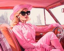 Load image into Gallery viewer, Diamond Painting - Diva's Pink Joyride