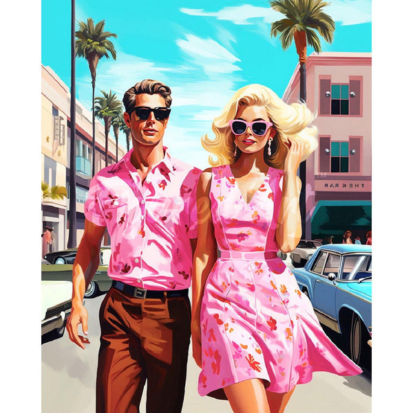 Diamond Painting - Pink Love Duo