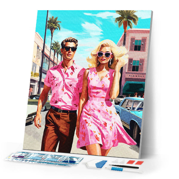 Diamond Painting - Pink Love Duo