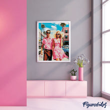 Load image into Gallery viewer, Diamond Painting - Pink Love Duo