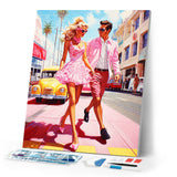 Diamond Painting - Pink Street Romance