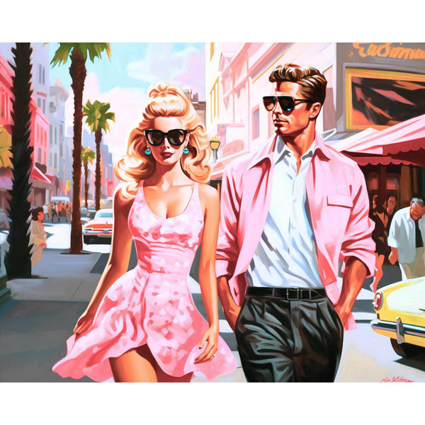 Diamond Painting - Hollywood Love in Pink