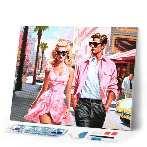 Diamond Painting - Hollywood Love in Pink