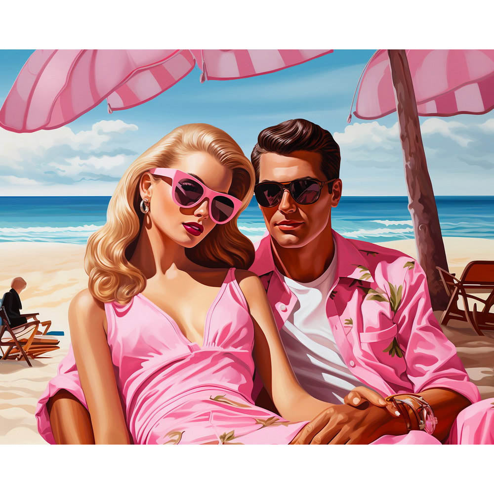 Diamond Painting - Beachside Sweethearts