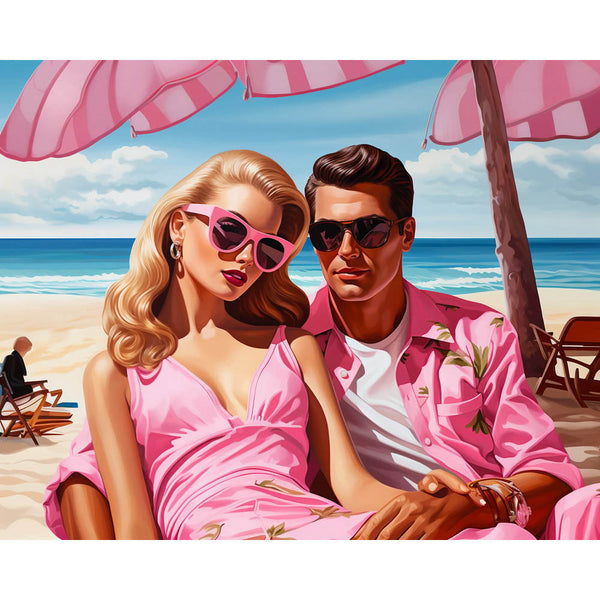 Diamond Painting - Beachside Sweethearts