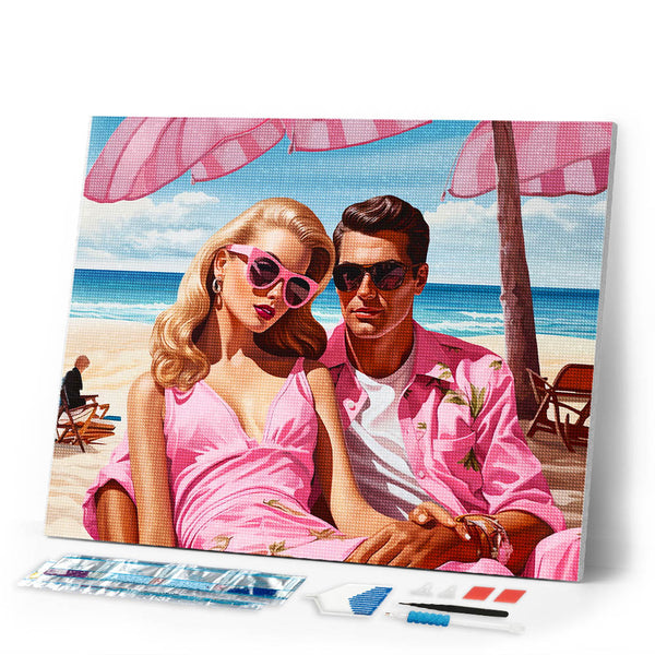 Diamond Painting - Beachside Sweethearts