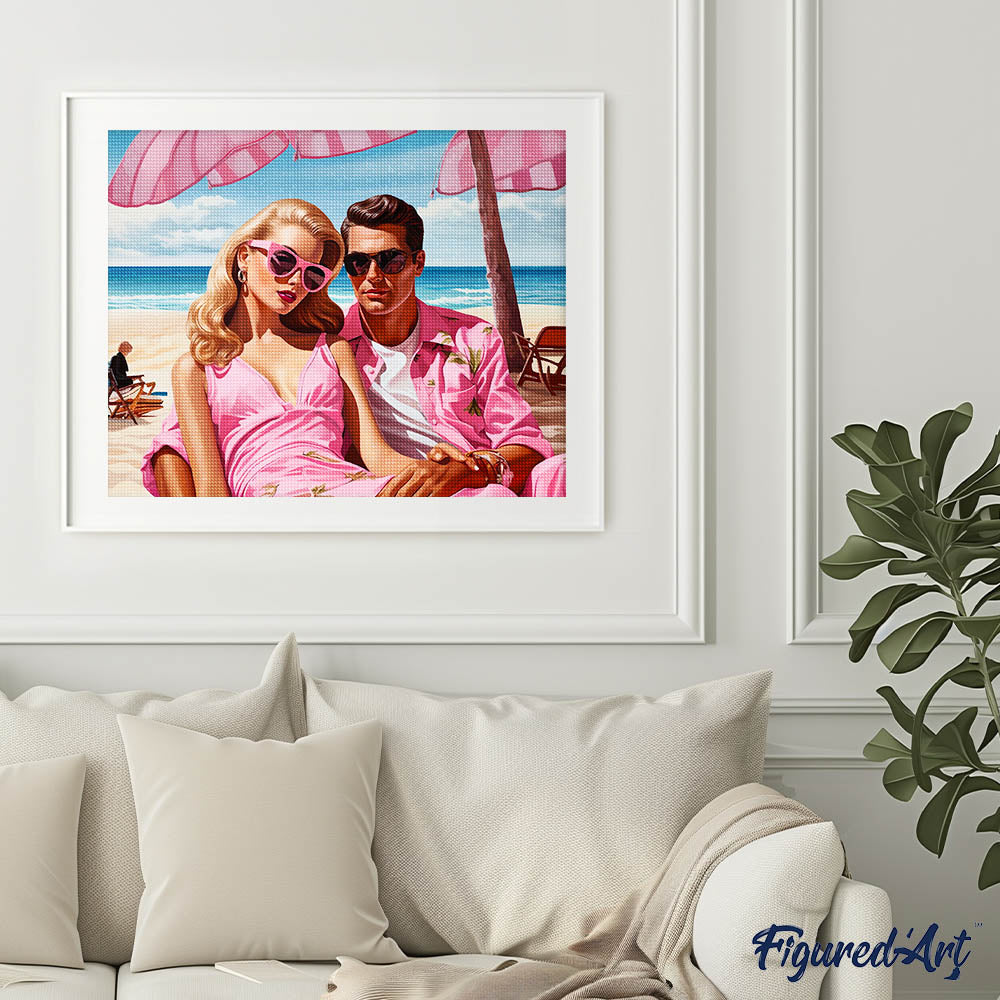 Diamond Painting - Beachside Sweethearts
