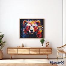 Load image into Gallery viewer, Diamond Painting - Colorful Abstract Bear