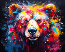 Load image into Gallery viewer, Diamond Painting - Colorful Abstract Bear