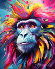 Load image into Gallery viewer, Diamond Painting - Colorful Abstract Baboon