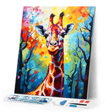 Diamond Painting - Colorful Abstract Giraffe
