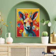 Load image into Gallery viewer, Diamond Painting - Colorful Abstract Kangaroo