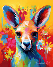 Load image into Gallery viewer, Diamond Painting - Colorful Abstract Kangaroo