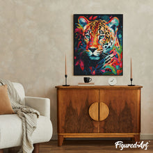 Load image into Gallery viewer, Diamond Painting - Colorful Abstract Leopard