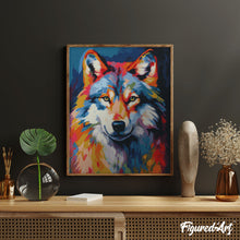 Load image into Gallery viewer, Diamond Painting - Colorful Abstract Wolf