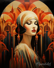 Load image into Gallery viewer, Diamond Painting - Art Deco Woman