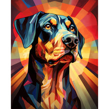 Load image into Gallery viewer, Diamond Painting - Art Deco Dog