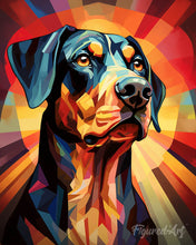 Load image into Gallery viewer, Diamond Painting - Art Deco Dog