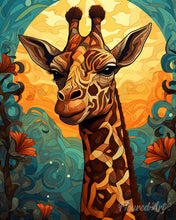 Load image into Gallery viewer, Diamond Painting - Giraffe Art Deco