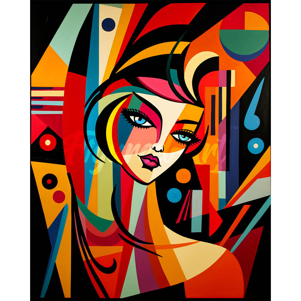 Diamond Painting - Picasso Style Abstract Woman