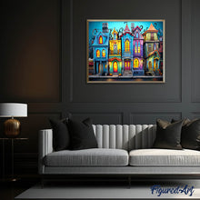 Load image into Gallery viewer, Diamond Painting - Colorful Gothic Houses