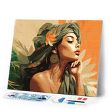 Diamond Painting - Woman in African Turban