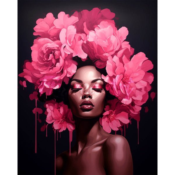 Diamond Painting - Peonies Hair Lady